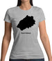 Saint Helena Silhouette Womens T-Shirt Saint Helena Silhouette Womens T-Shirt