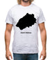 Saint Helena Silhouette Mens T-Shirt Saint Helena Silhouette Mens T-Shirt