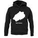 Saint Helena Silhouette unisex hoodie Saint Helena Silhouette unisex hoodie