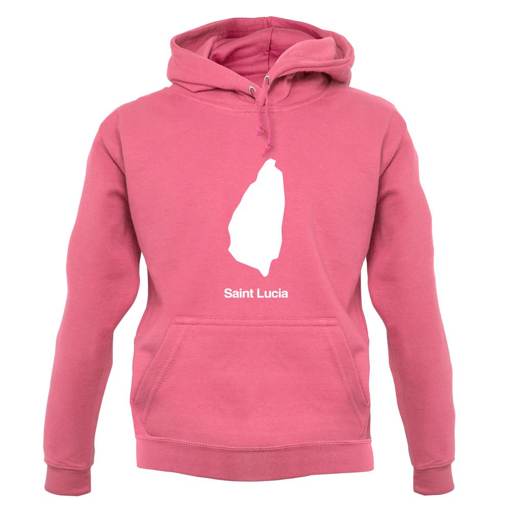 Saint Lucia Silhouette unisex hoodie Saint Lucia Silhouette unisex hoodie