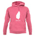 Saint Lucia Silhouette unisex hoodie Saint Lucia Silhouette unisex hoodie