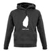 Saint Lucia Silhouette unisex hoodie Saint Lucia Silhouette unisex hoodie
