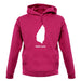 Saint Lucia Silhouette unisex hoodie Saint Lucia Silhouette unisex hoodie