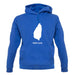 Saint Lucia Silhouette unisex hoodie Saint Lucia Silhouette unisex hoodie