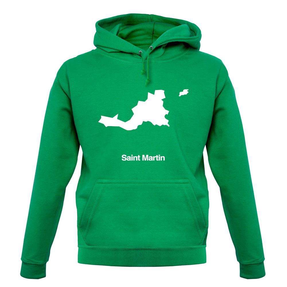 Saint Martin Silhouette unisex hoodie Saint Martin Silhouette unisex hoodie
