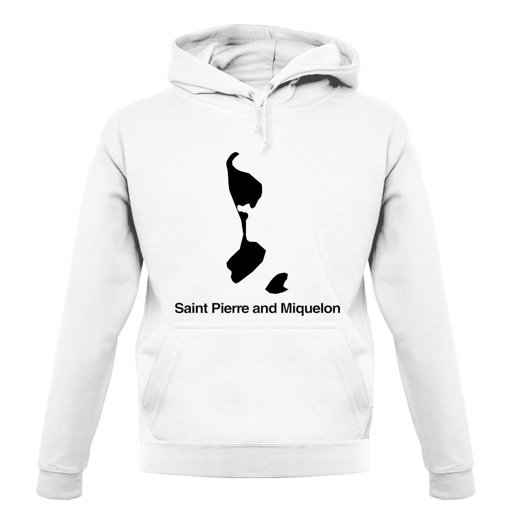 Saint Pierre And Miquelon Silhouette unisex hoodie Saint Pierre And Miquelon Silhouette unisex hoodie