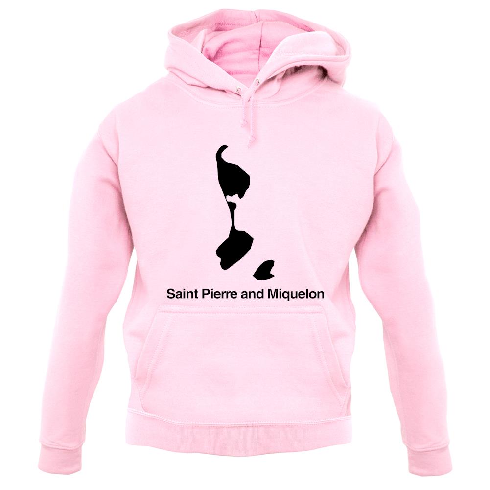 Saint Pierre And Miquelon Silhouette unisex hoodie Saint Pierre And Miquelon Silhouette unisex hoodie