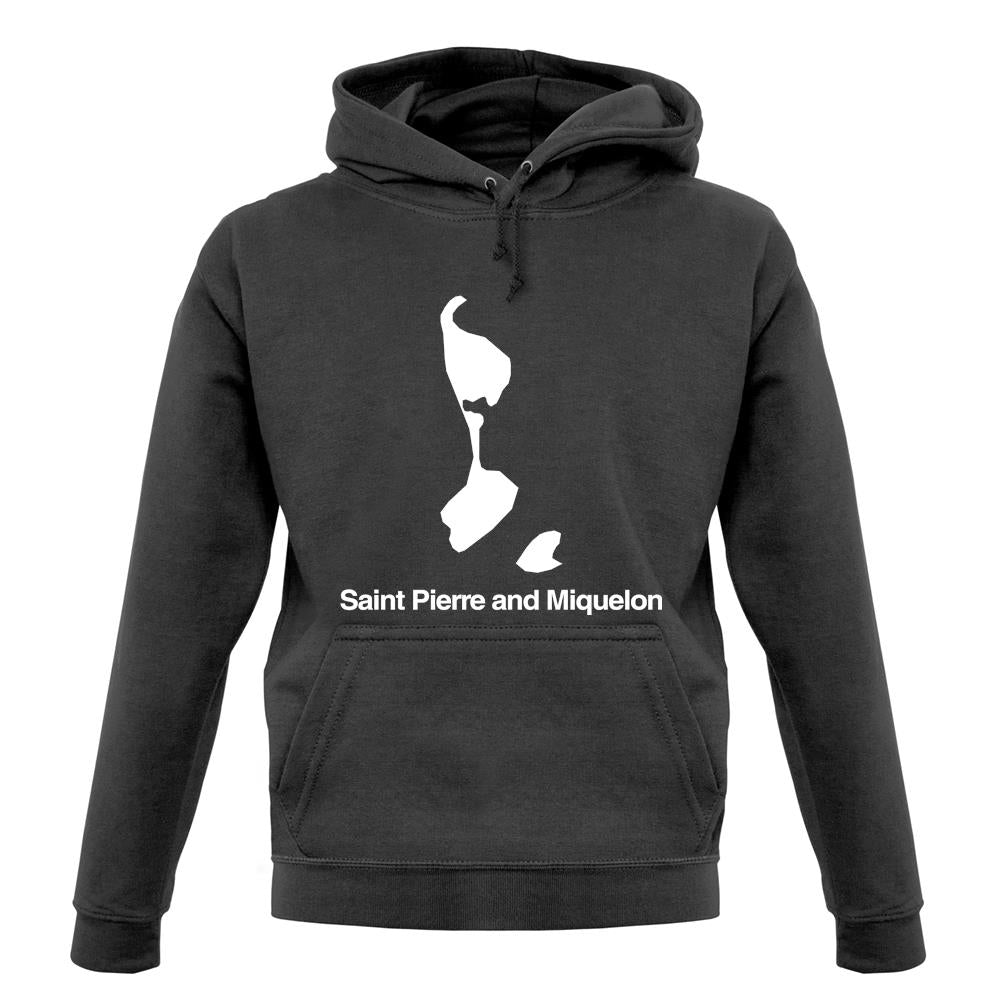 Saint Pierre And Miquelon Silhouette unisex hoodie Saint Pierre And Miquelon Silhouette unisex hoodie