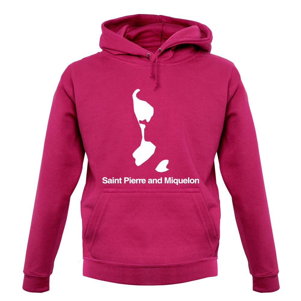 Saint Pierre And Miquelon Silhouette unisex hoodie Saint Pierre And Miquelon Silhouette unisex hoodie