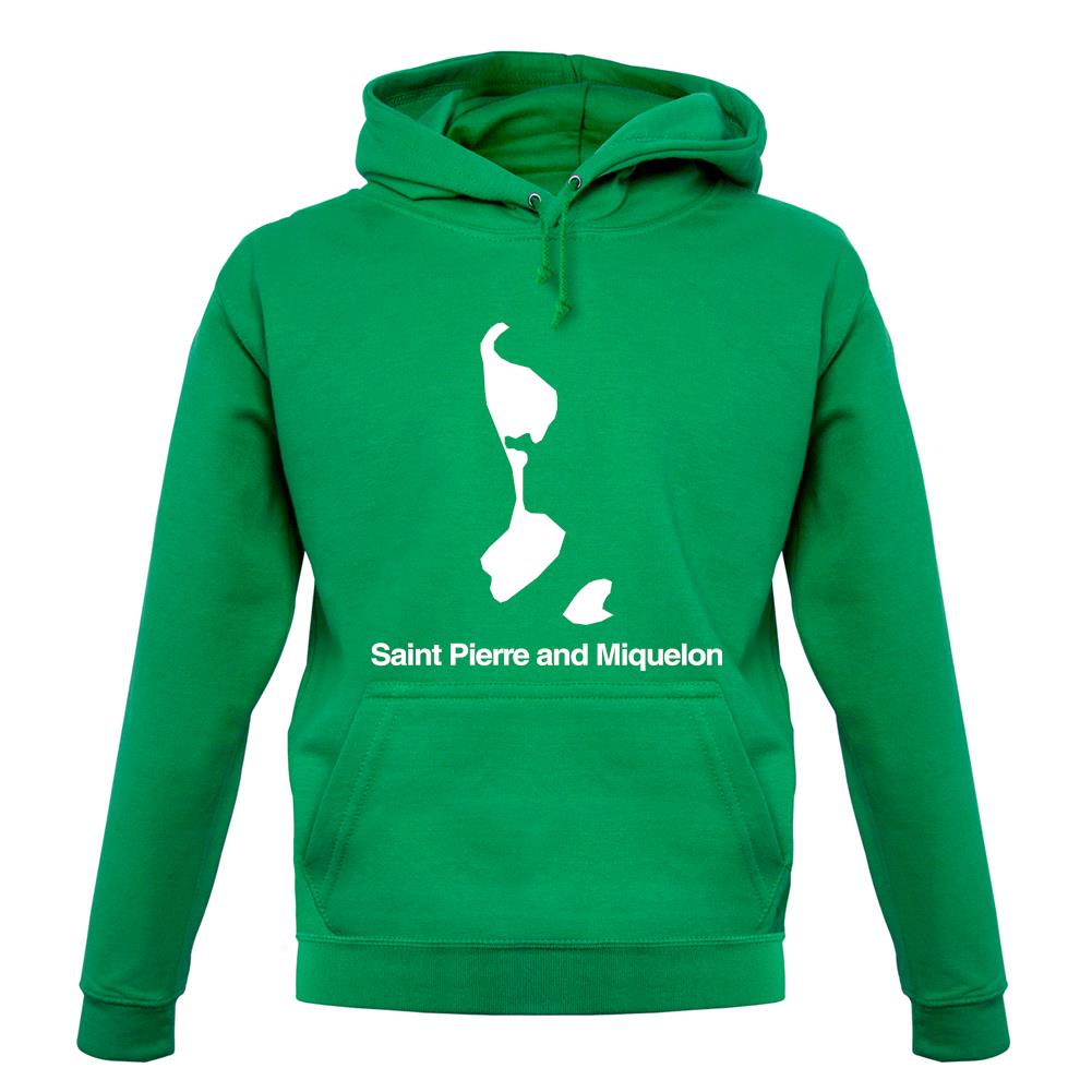 Saint Pierre And Miquelon Silhouette unisex hoodie Saint Pierre And Miquelon Silhouette unisex hoodie