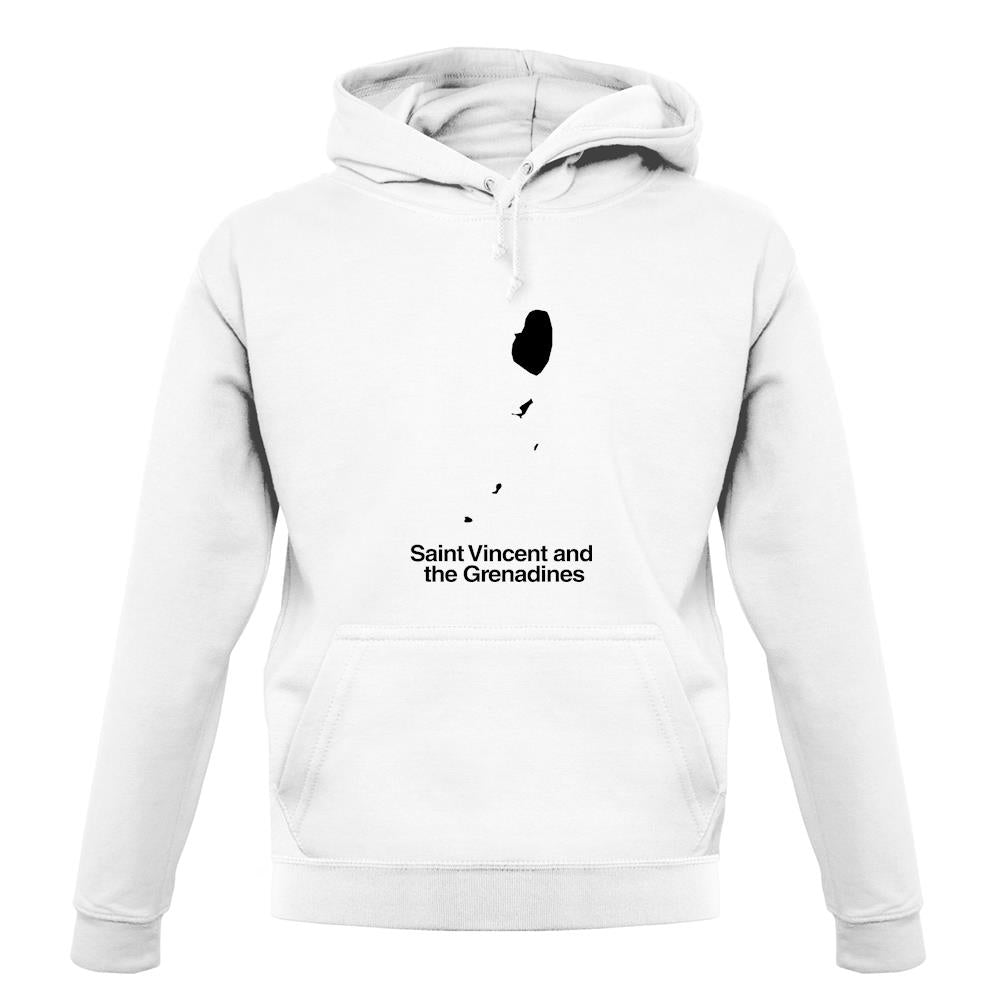 Saint Vincent And The Grenadines Silhouette unisex hoodie Saint Vincent And The Grenadines Silhouette unisex hoodie