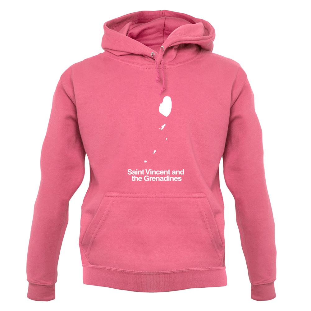 Saint Vincent And The Grenadines Silhouette unisex hoodie Saint Vincent And The Grenadines Silhouette unisex hoodie