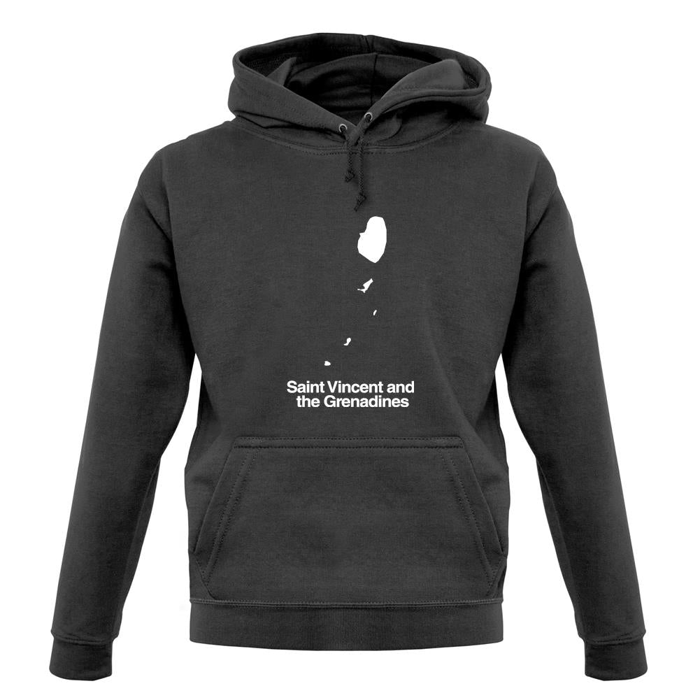 Saint Vincent And The Grenadines Silhouette unisex hoodie Saint Vincent And The Grenadines Silhouette unisex hoodie