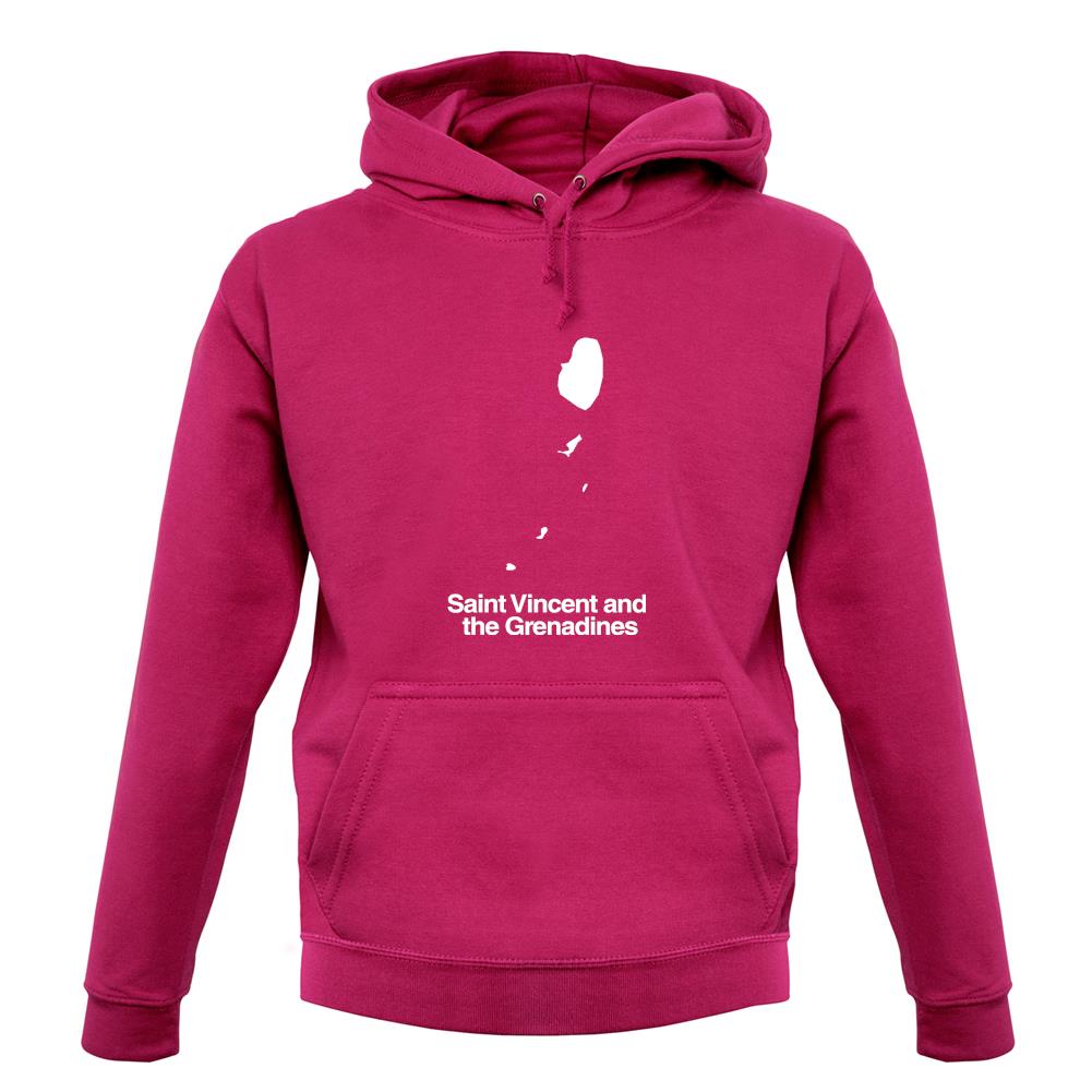 Saint Vincent And The Grenadines Silhouette unisex hoodie Saint Vincent And The Grenadines Silhouette unisex hoodie