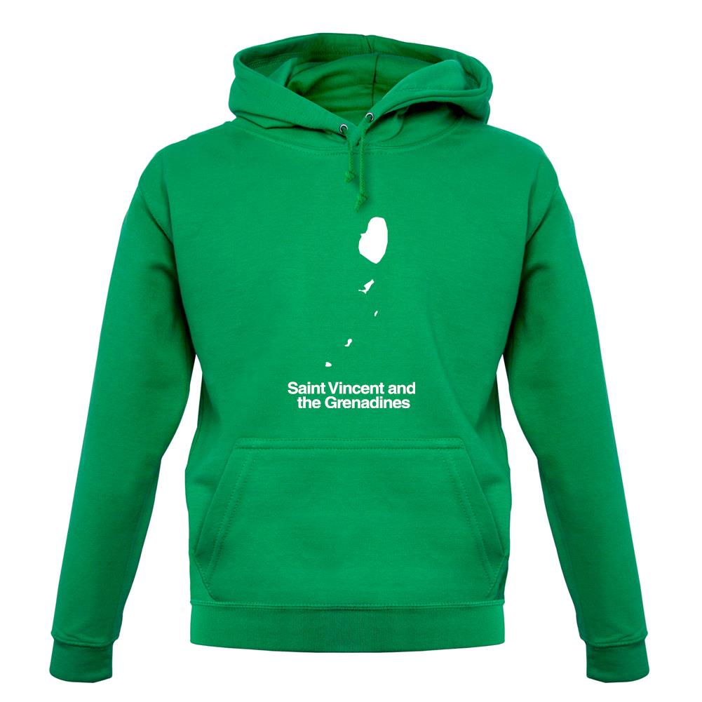 Saint Vincent And The Grenadines Silhouette unisex hoodie Saint Vincent And The Grenadines Silhouette unisex hoodie