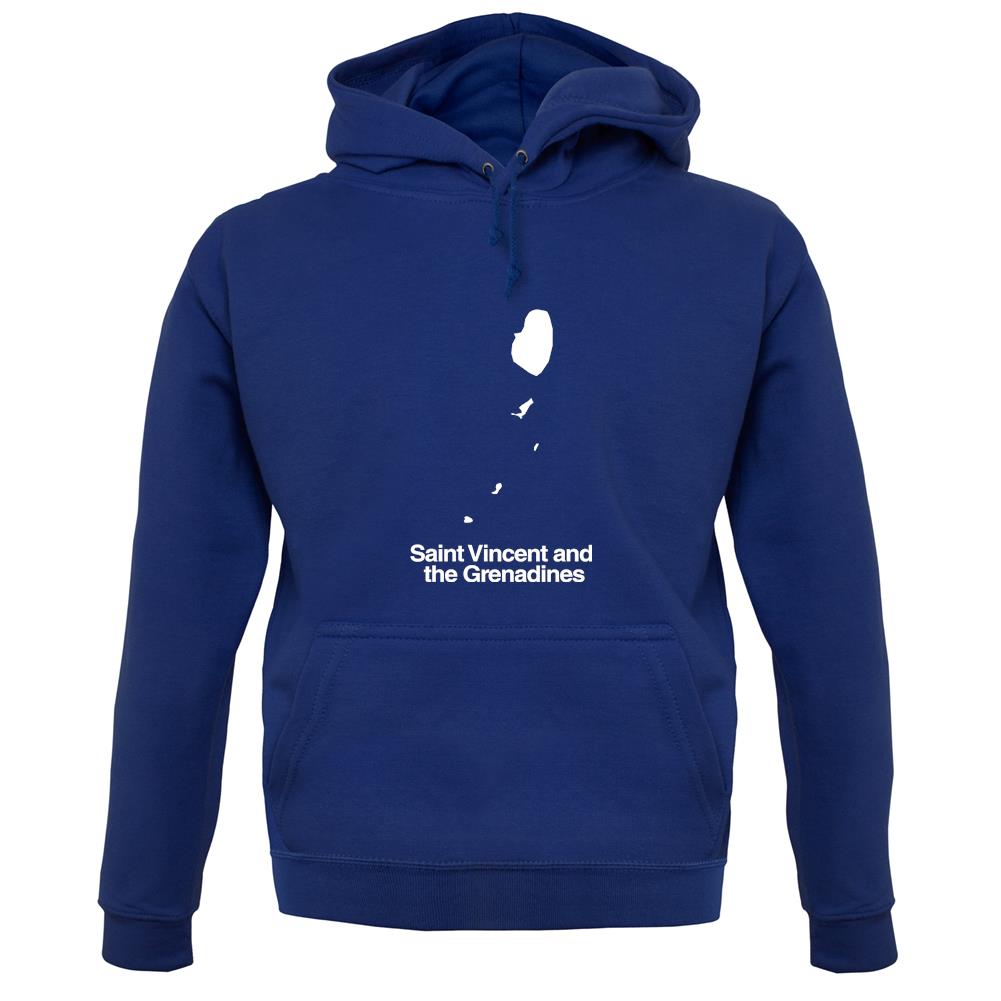 Saint Vincent And The Grenadines Silhouette unisex hoodie Saint Vincent And The Grenadines Silhouette unisex hoodie
