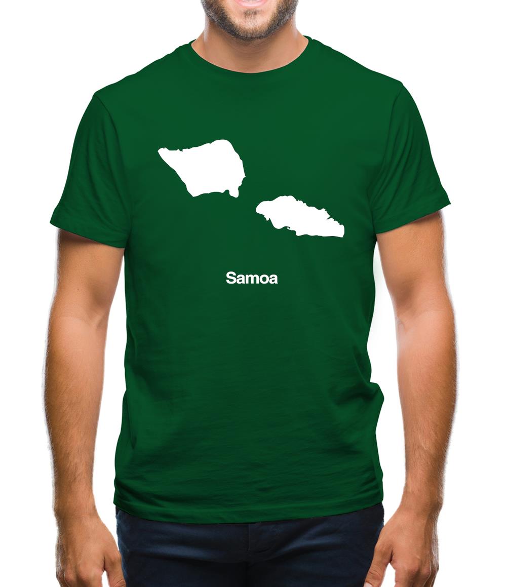Samoa Silhouette Mens T-Shirt Samoa Silhouette Mens T-Shirt