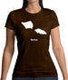 Samoa Silhouette Womens T-Shirt Samoa Silhouette Womens T-Shirt