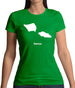 Samoa Silhouette Womens T-Shirt Samoa Silhouette Womens T-Shirt