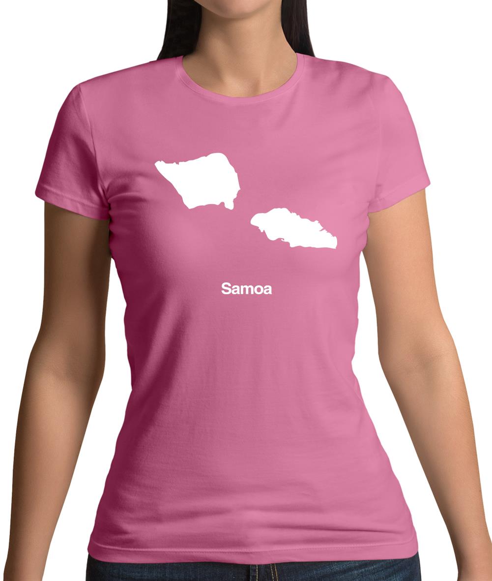 Samoa Silhouette Womens T-Shirt Samoa Silhouette Womens T-Shirt