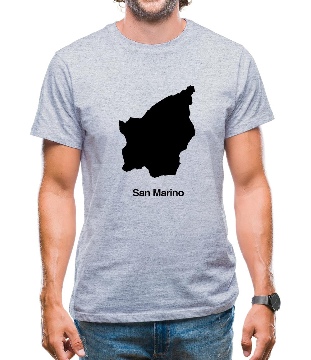 San Marino Silhouette Mens T-Shirt San Marino Silhouette Mens T-Shirt