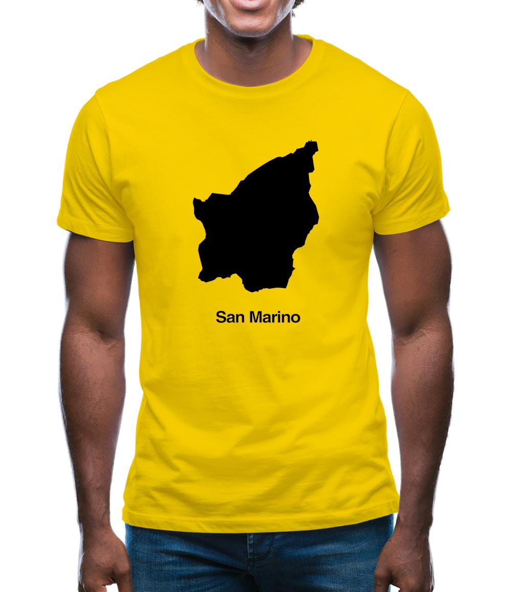 San Marino Silhouette Mens T-Shirt San Marino Silhouette Mens T-Shirt