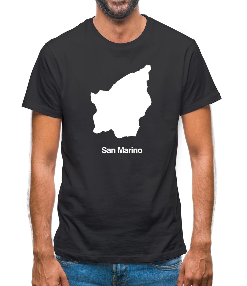 San Marino Silhouette Mens T-Shirt San Marino Silhouette Mens T-Shirt