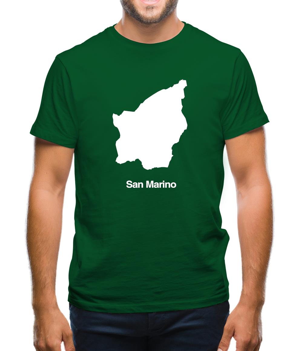 San Marino Silhouette Mens T-Shirt San Marino Silhouette Mens T-Shirt