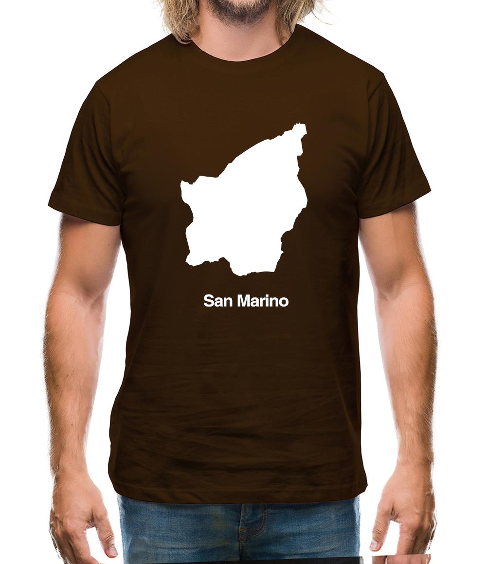San Marino Silhouette Mens T-Shirt San Marino Silhouette Mens T-Shirt