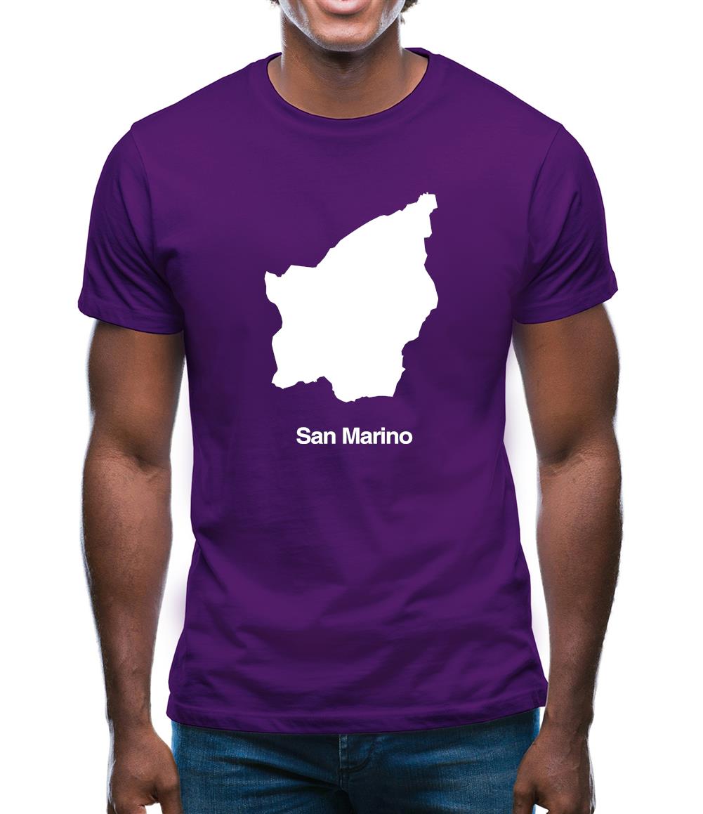 San Marino Silhouette Mens T-Shirt San Marino Silhouette Mens T-Shirt