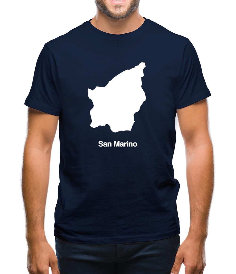 San Marino Silhouette Mens T-Shirt San Marino Silhouette Mens T-Shirt