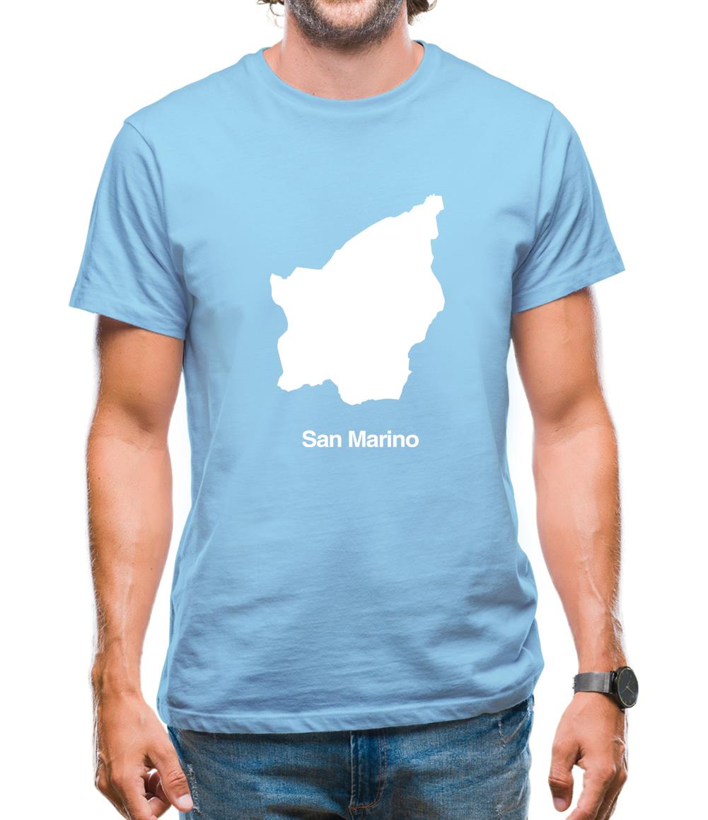 San Marino Silhouette Mens T-Shirt San Marino Silhouette Mens T-Shirt