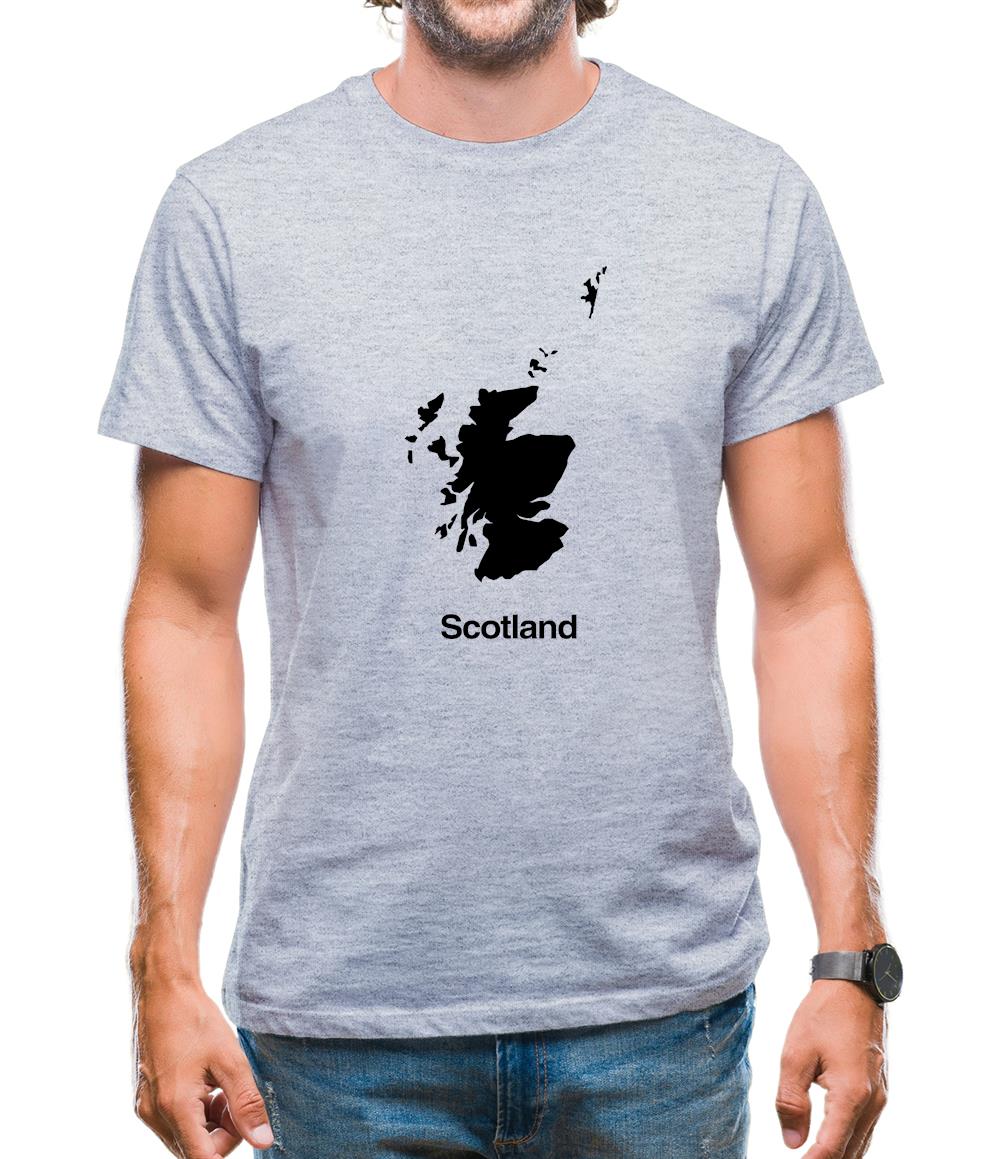 Scotland Silhouette Mens T-Shirt Scotland Silhouette Mens T-Shirt