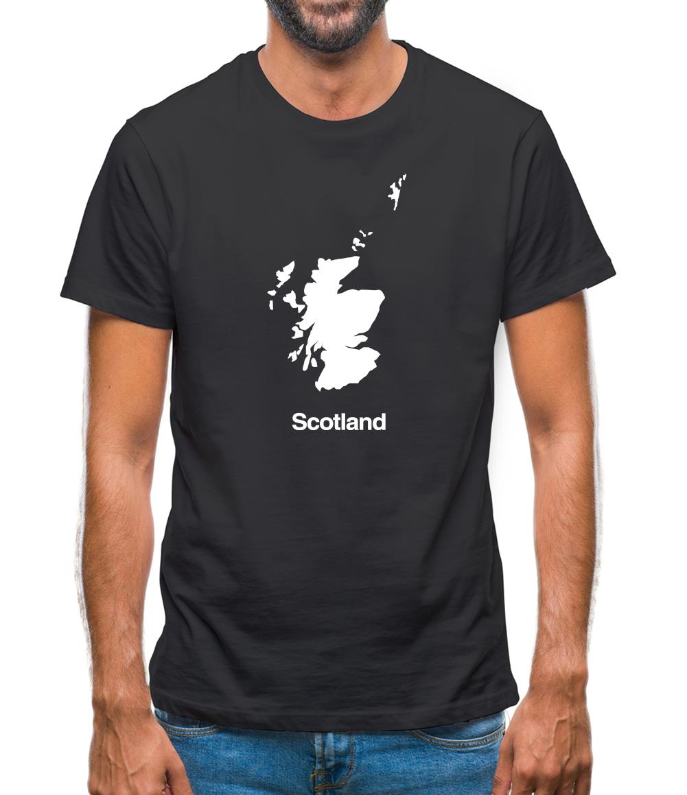 Scotland Silhouette Mens T-Shirt Scotland Silhouette Mens T-Shirt