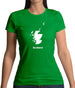Scotland Silhouette Womens T-Shirt Scotland Silhouette Womens T-Shirt