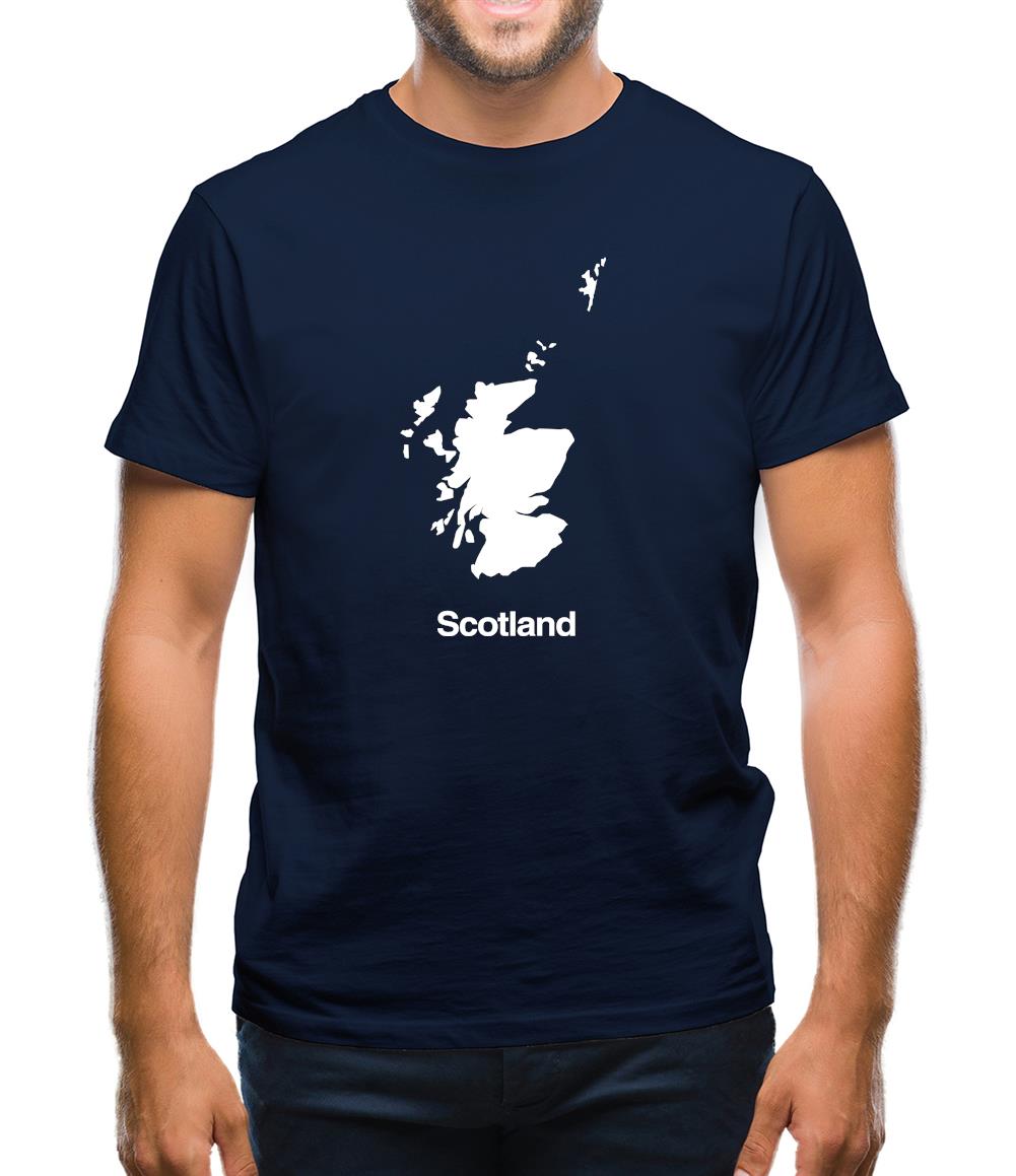 Scotland Silhouette Mens T-Shirt Scotland Silhouette Mens T-Shirt