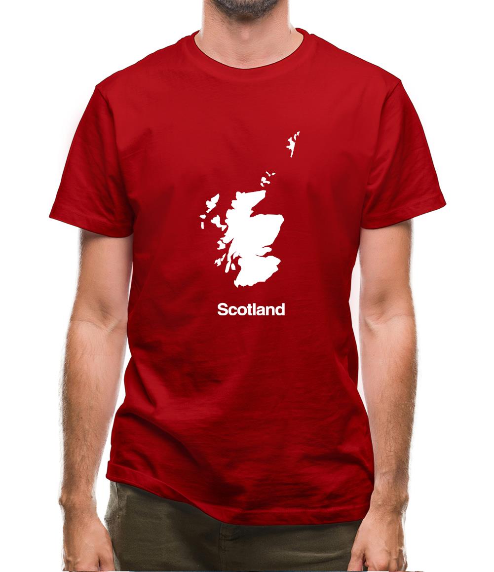 Scotland Silhouette Mens T-Shirt Scotland Silhouette Mens T-Shirt