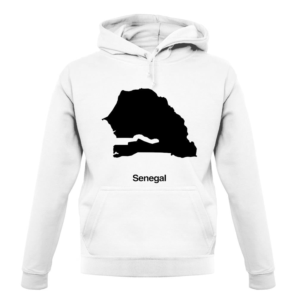 Senegal Silhouette unisex hoodie Senegal Silhouette unisex hoodie