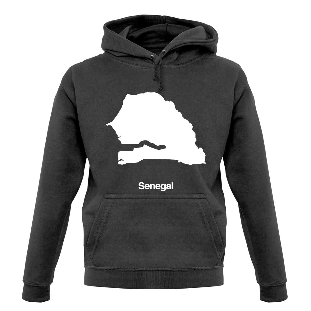 Senegal Silhouette unisex hoodie Senegal Silhouette unisex hoodie