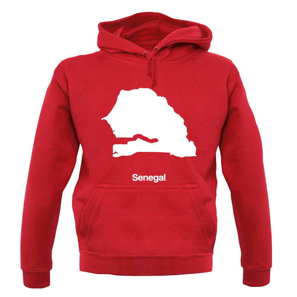 Senegal Silhouette unisex hoodie Senegal Silhouette unisex hoodie