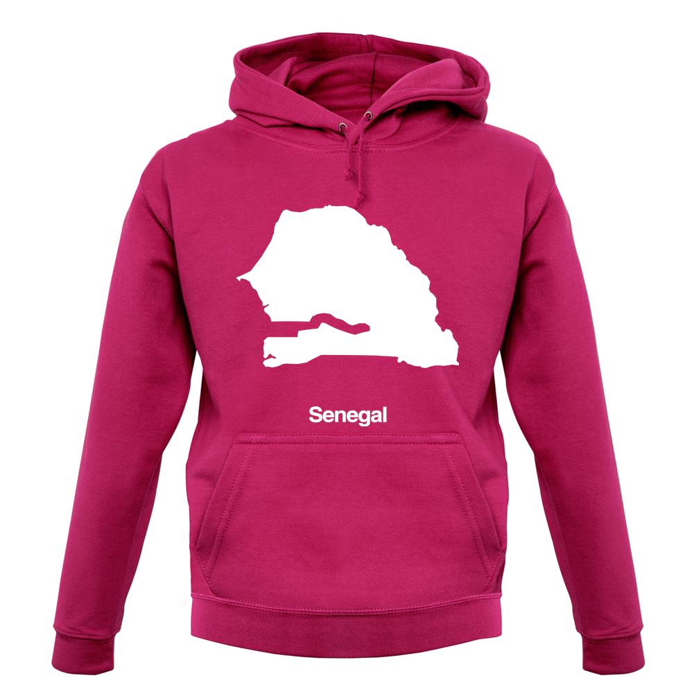 Senegal Silhouette unisex hoodie Senegal Silhouette unisex hoodie