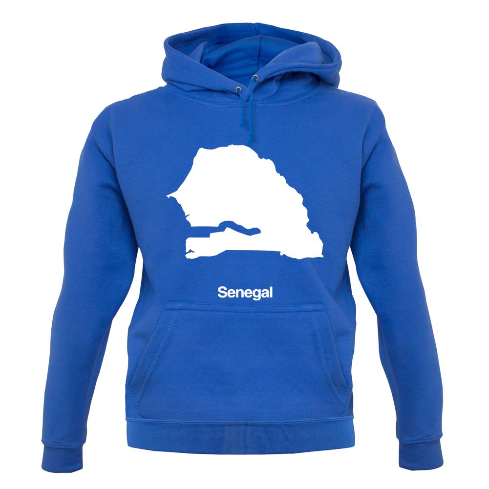 Senegal Silhouette unisex hoodie Senegal Silhouette unisex hoodie