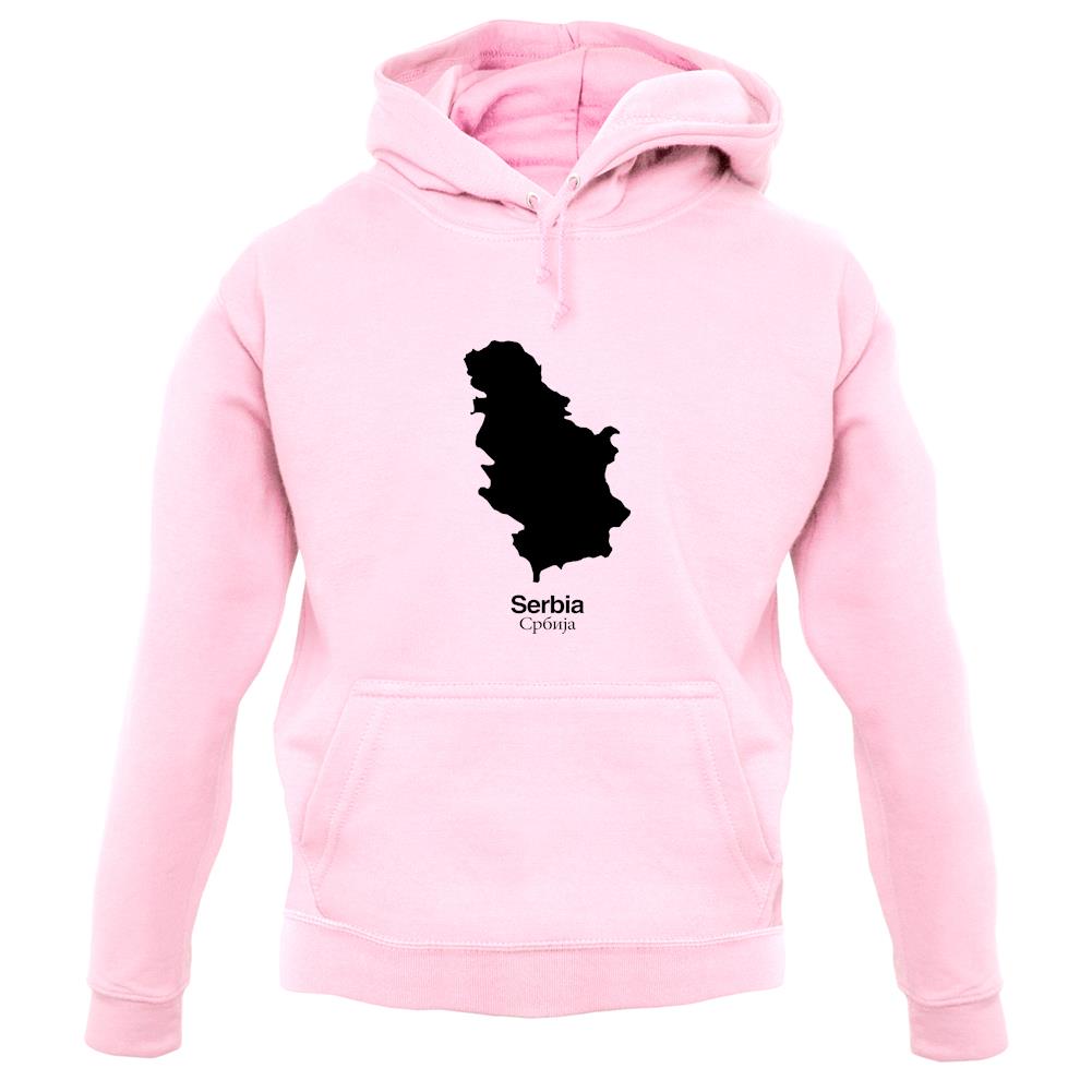 Serbia Silhouette unisex hoodie Serbia Silhouette unisex hoodie