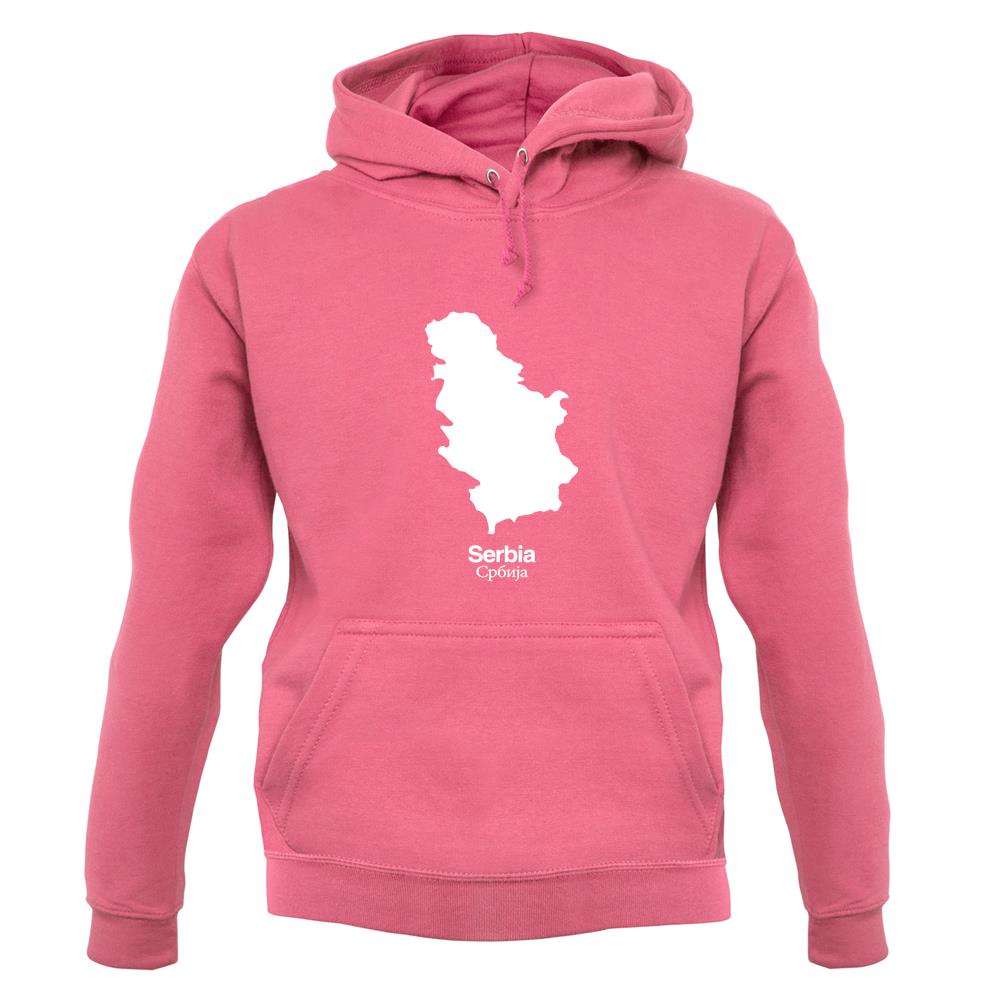 Serbia Silhouette unisex hoodie Serbia Silhouette unisex hoodie