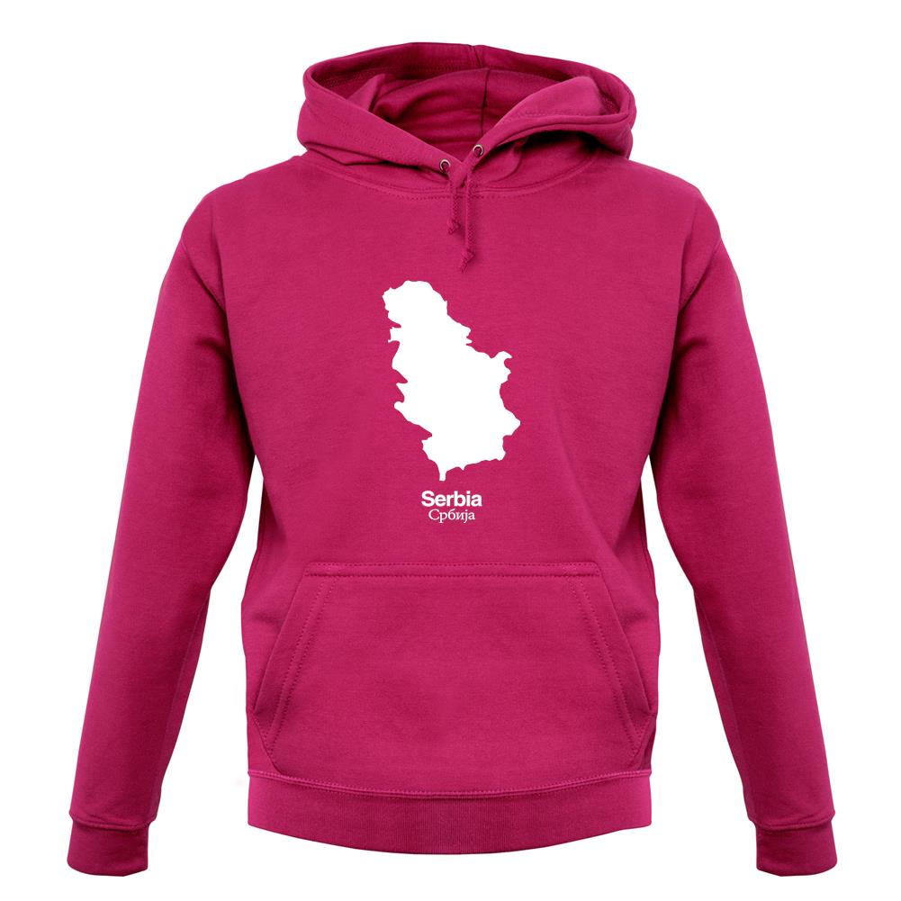 Serbia Silhouette unisex hoodie Serbia Silhouette unisex hoodie