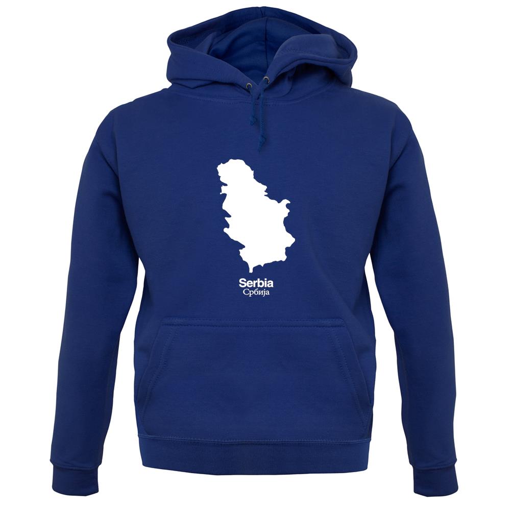 Serbia Silhouette unisex hoodie Serbia Silhouette unisex hoodie