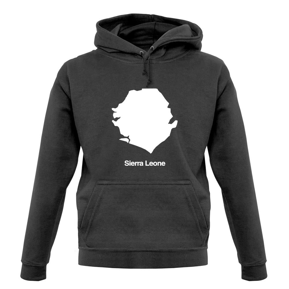 Sierra Leone Silhouette unisex hoodie Sierra Leone Silhouette unisex hoodie