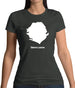 Sierra Leone Silhouette Womens T-Shirt Sierra Leone Silhouette Womens T-Shirt