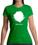 Sierra Leone Silhouette Womens T-Shirt Sierra Leone Silhouette Womens T-Shirt