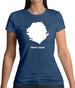 Sierra Leone Silhouette Womens T-Shirt Sierra Leone Silhouette Womens T-Shirt